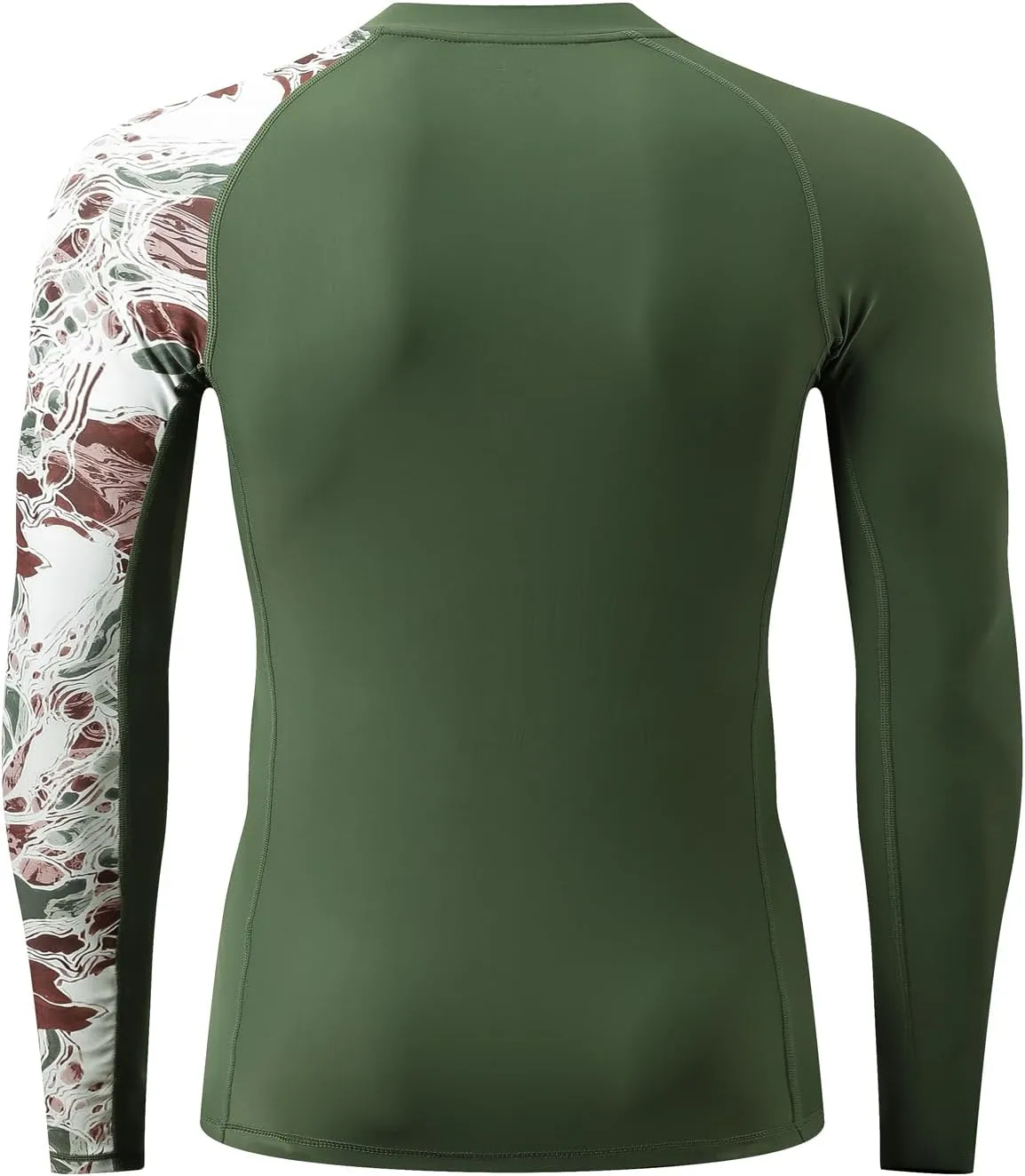 ADOREISM Men's Rash Guard Long Sleeves UPF 50  Sun Protection Compression Swim Shirts for Men