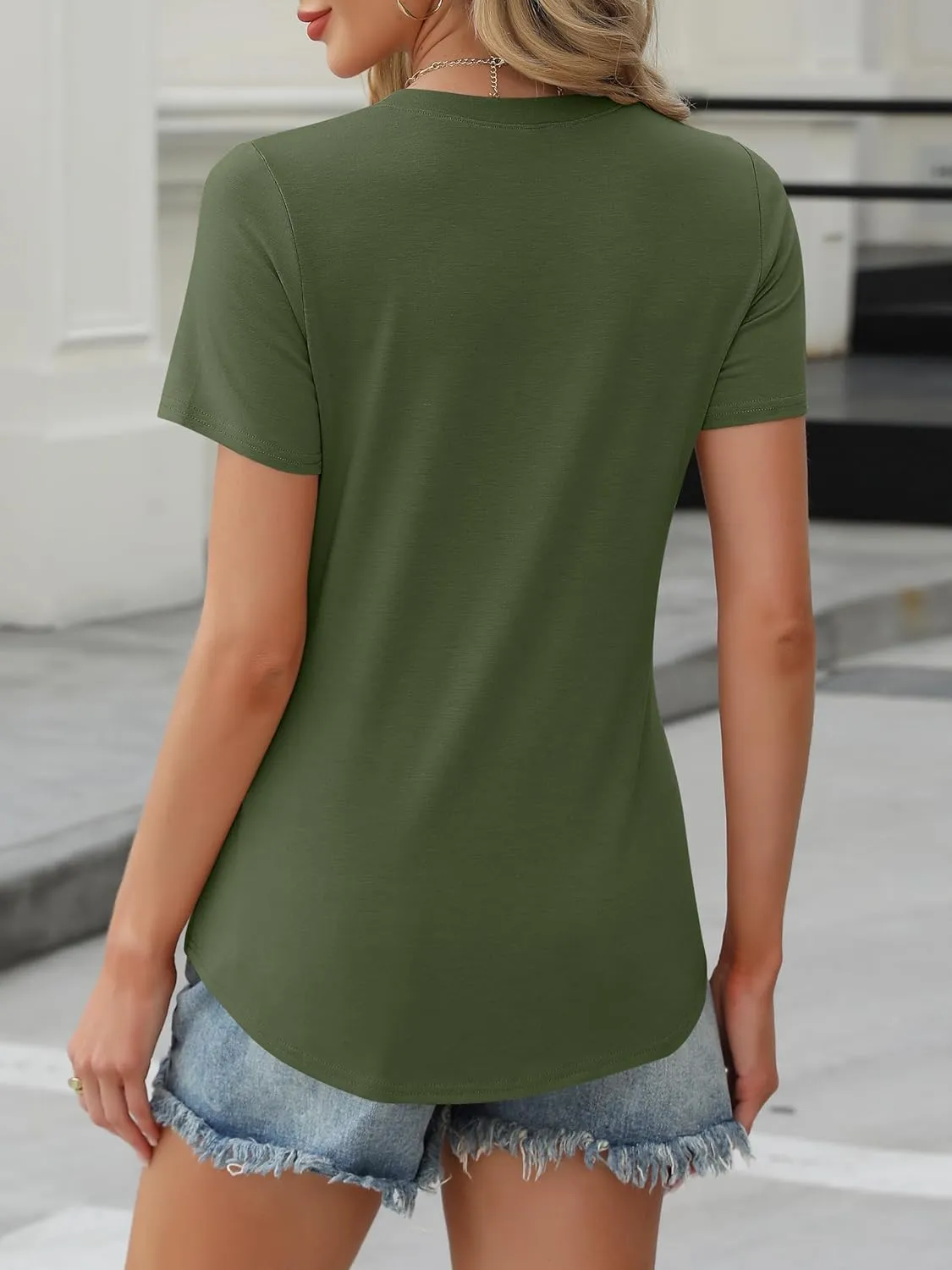 ANRABESS Womens Summer Tops Workout Shirts Beach Vacation Outfits Business Tshirts Dressy Fashion Spring Clothes 2025