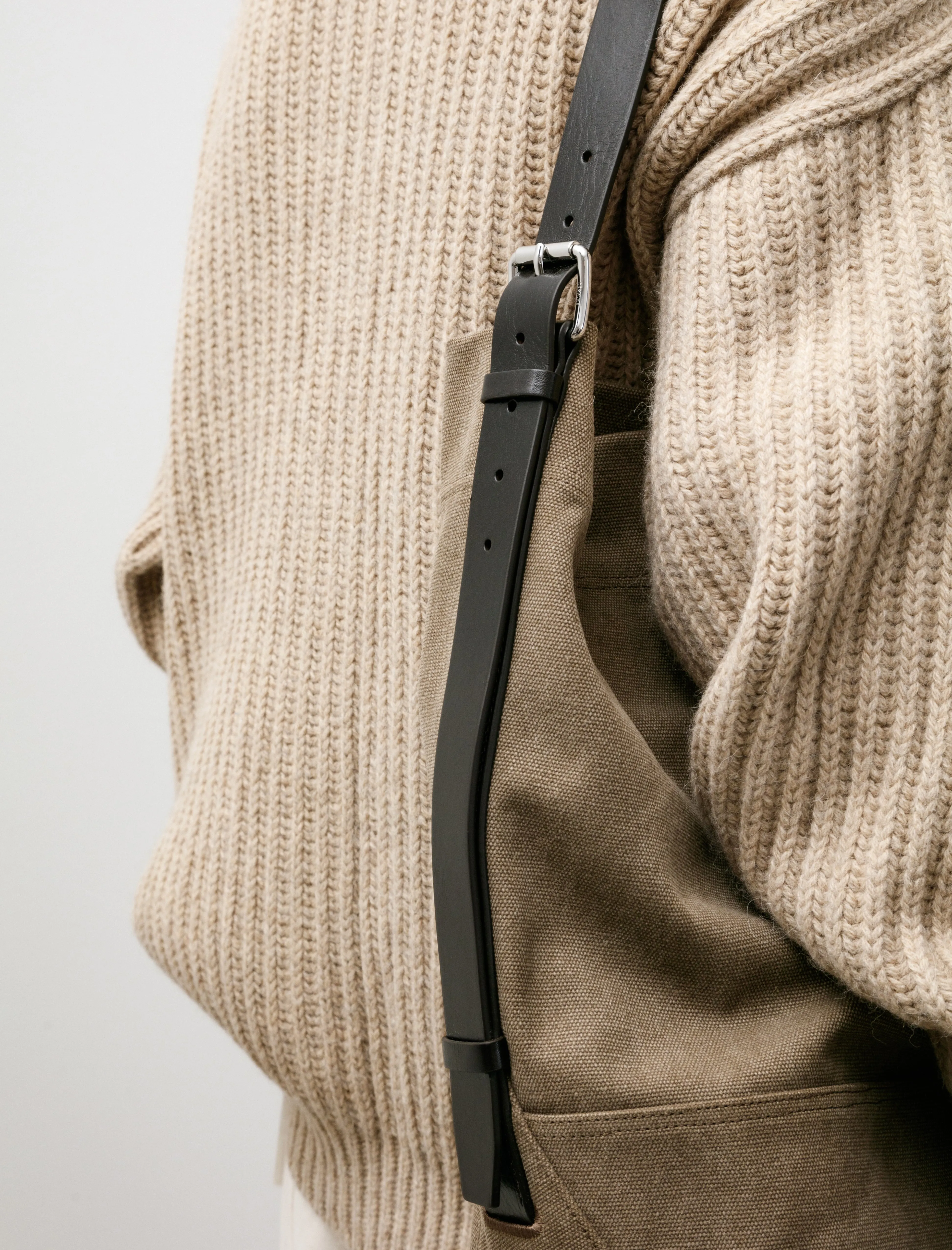 Belted Tote Bag Sisal