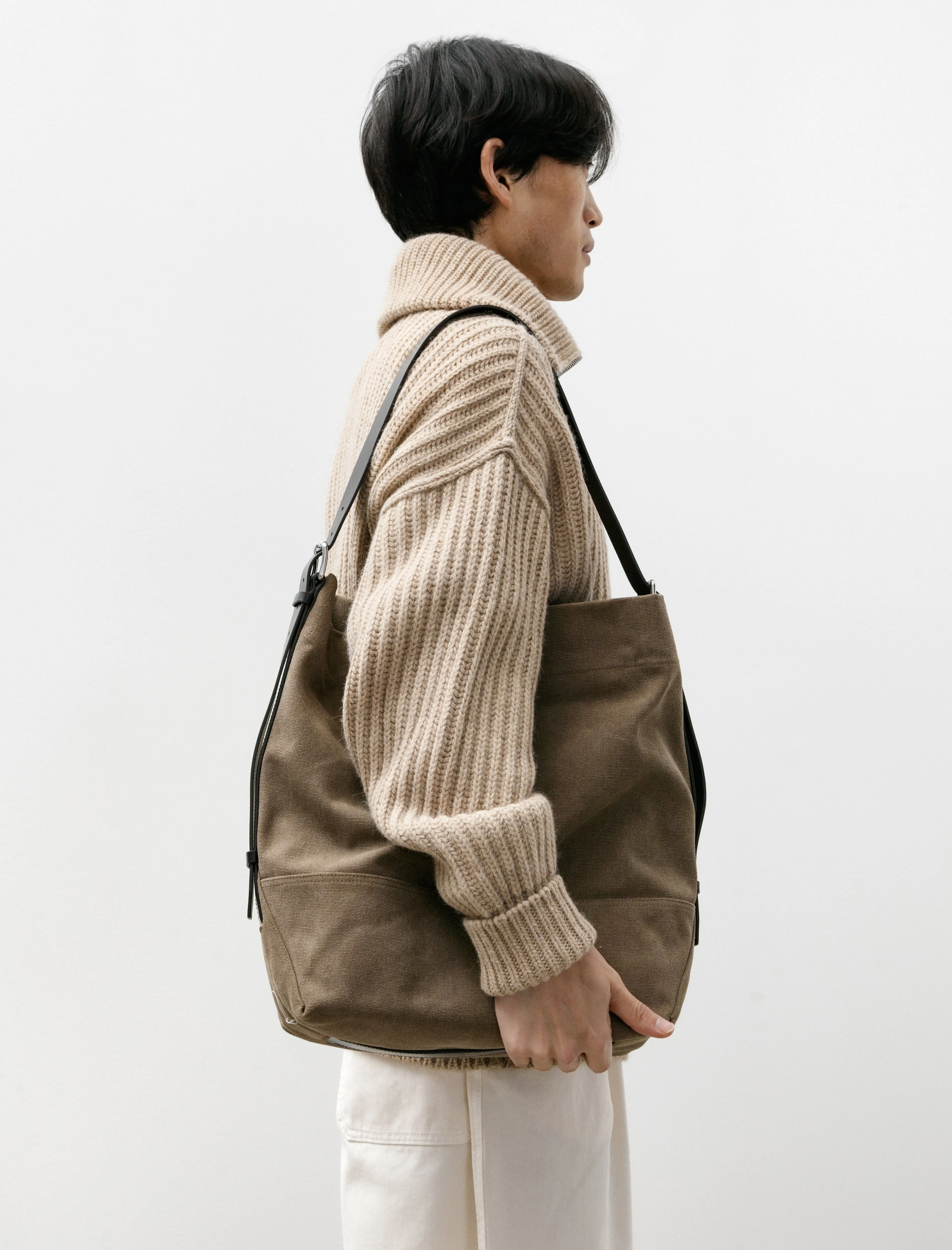 Belted Tote Bag Sisal