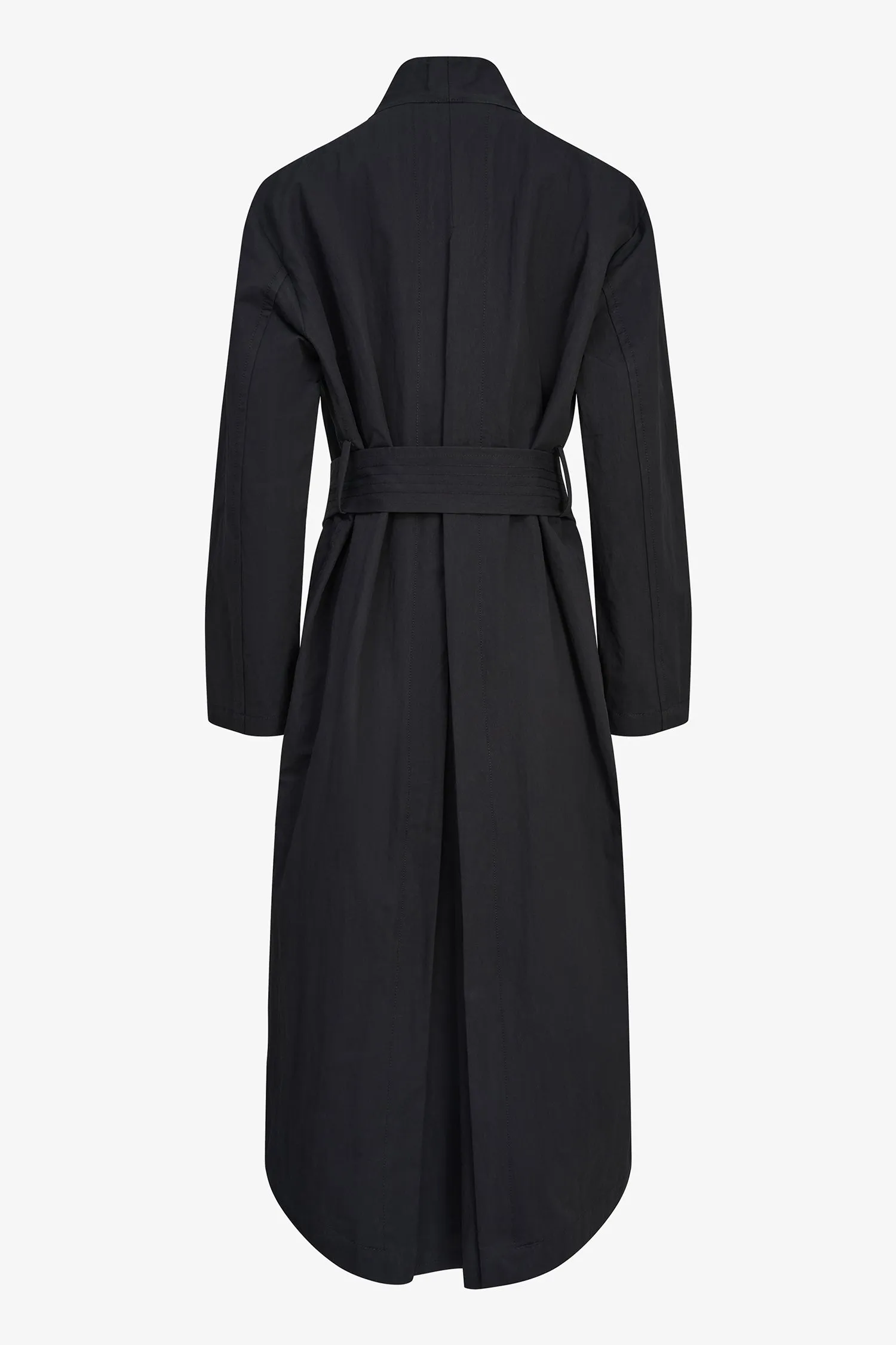 Black Belted Coat | Ema&Carla