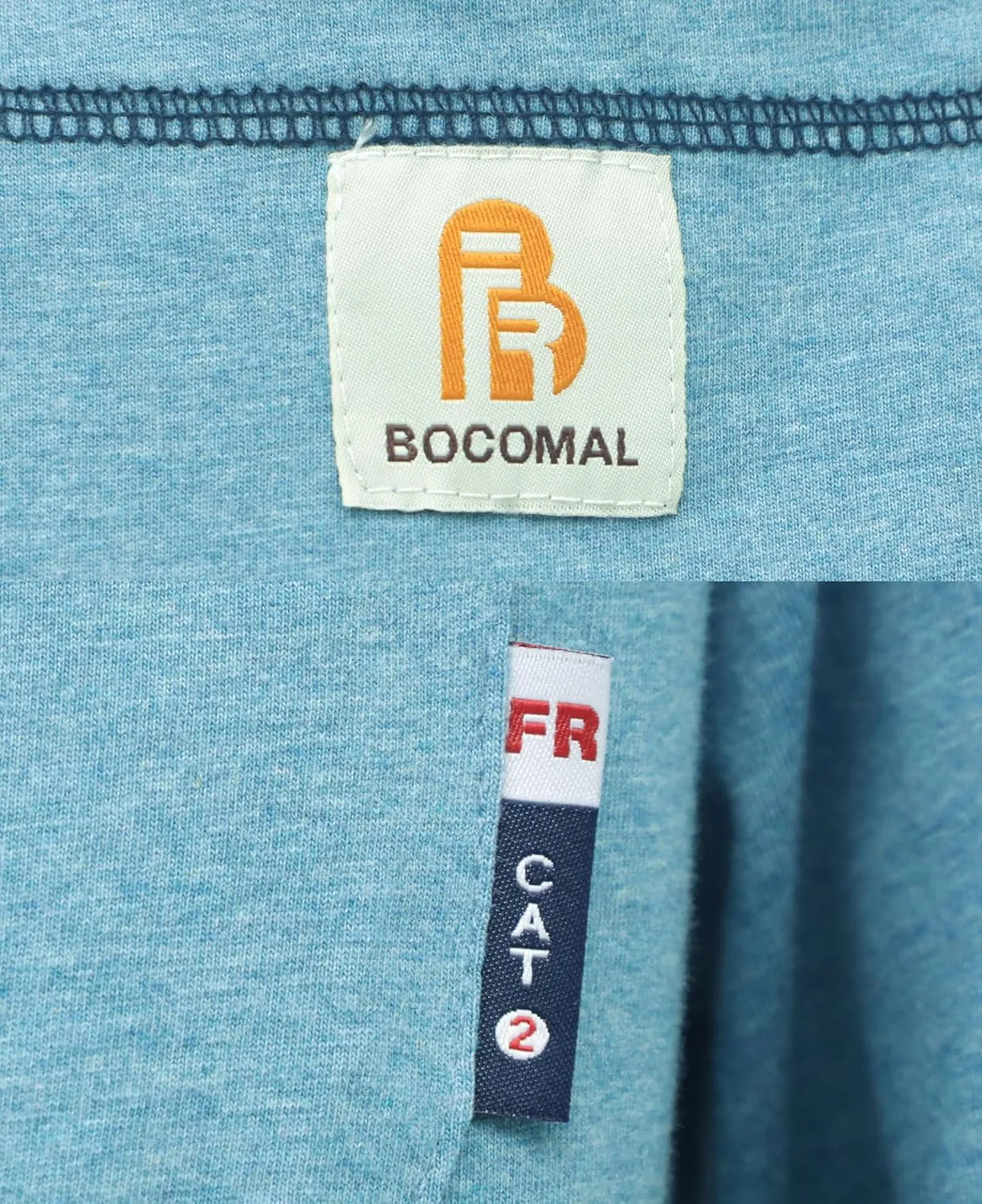 BOCOMAL FR Shirts 5.5oz Light Weight Henley and Short Sleeve Flame Resistant/Fire Retardant Clothing Shirt