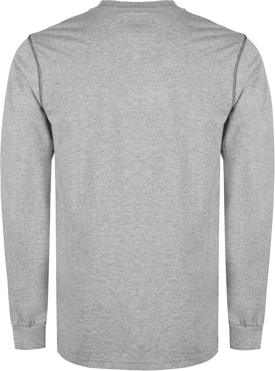 BOCOMAL FR Shirts for Men 5.5oz Lightweight Long Sleeve Work Henley Fire Resistant Shirt CAT2