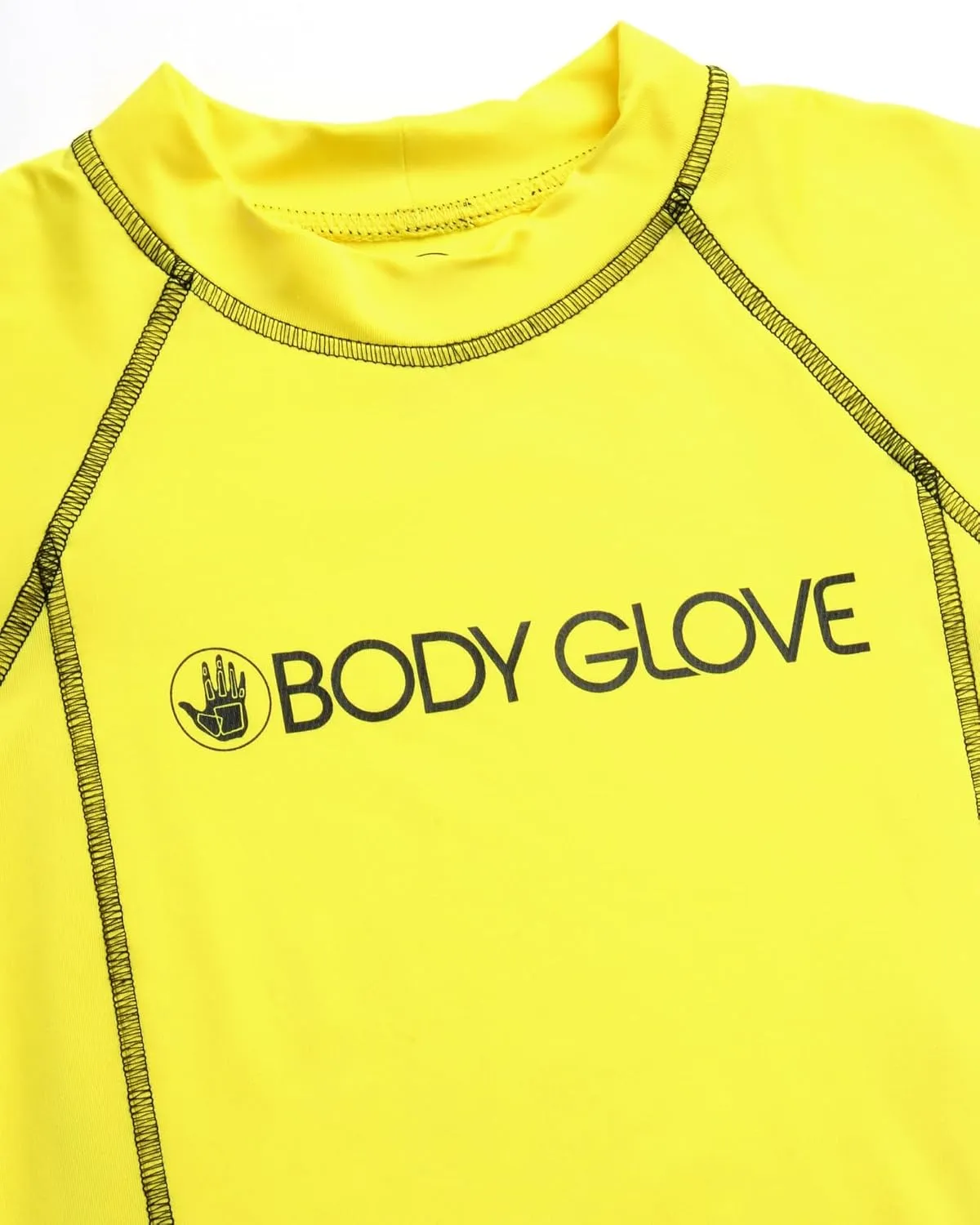 Body Glove Boys Swim Shirt - UPF 50  Quick Dry Sun Protection Short Sleeve Rash Guard for Boys Kids Swimwear (Sizes: 5-14)