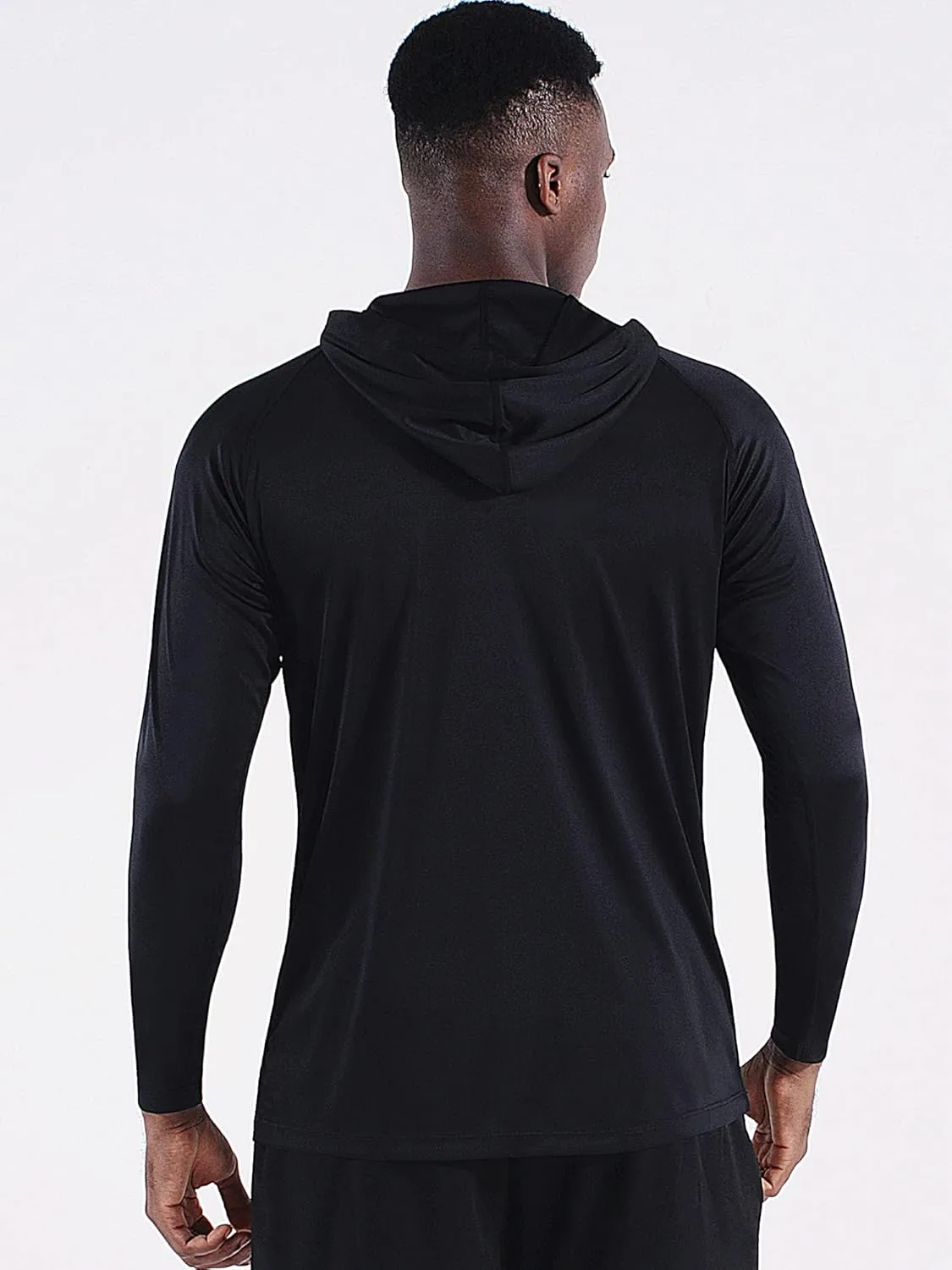 CADMUS Men's Workout Long Sleeve Fishing Shirts UPF 50  Sun Protection Dry Fit Hoodies