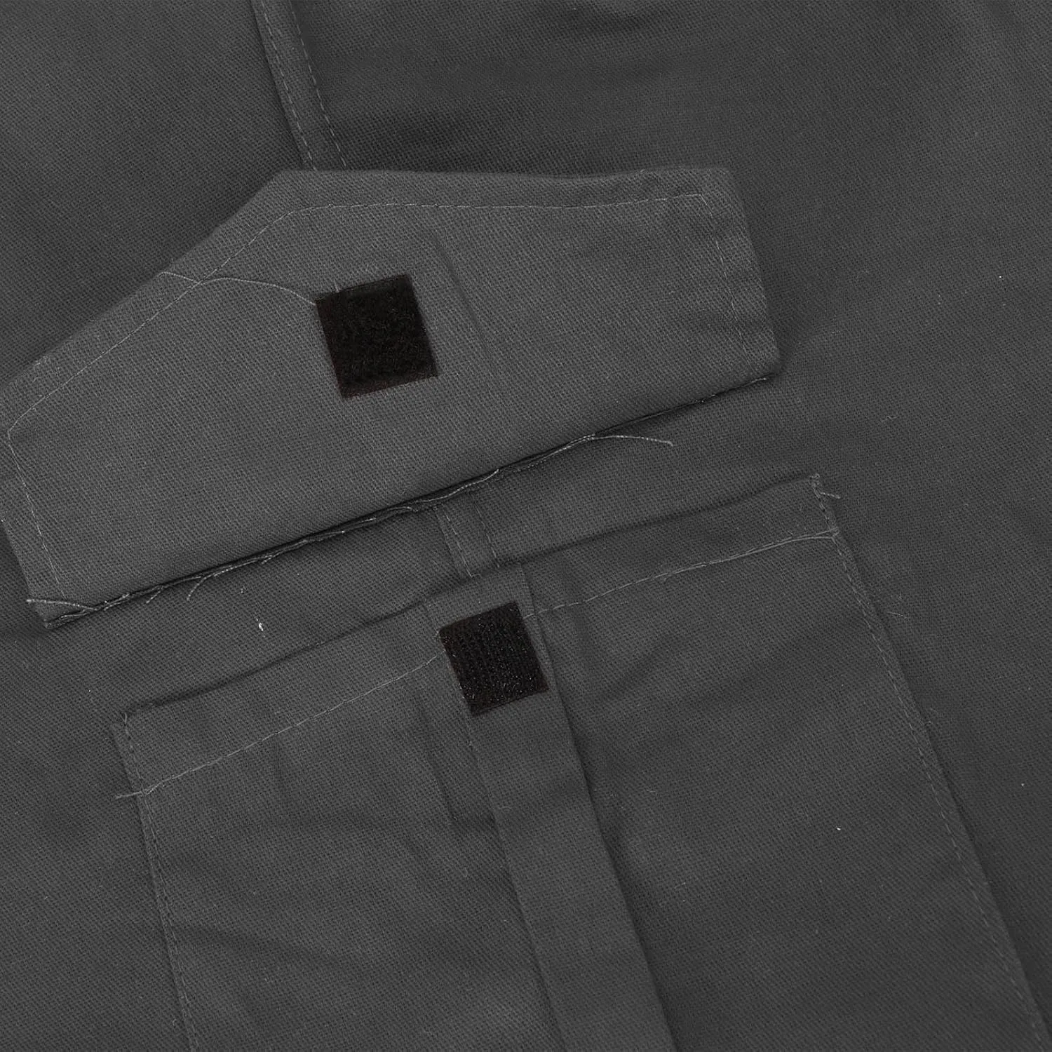 Cargo Pants for Men Regular Fit Drawstring Slacks Tapered Cotton Elastic Waist Multi Pockets Solid Sweatpants