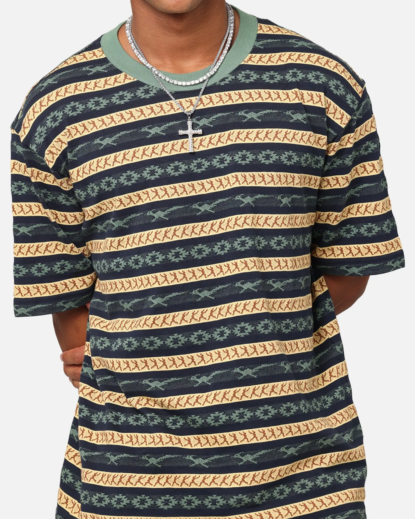 Champion Chimayo Jacquard T-Shirt Dark Green