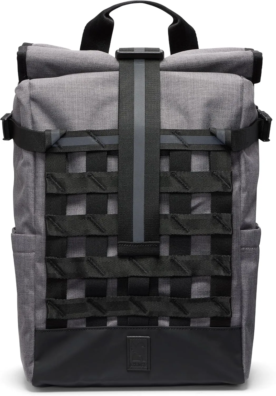 Chrome Industries Barrage 18L Castlerock Twill Roll-Top Backpack  Water Resistant Bag for Work, School, Travel  Features Cargo Net & Laptop Pocket