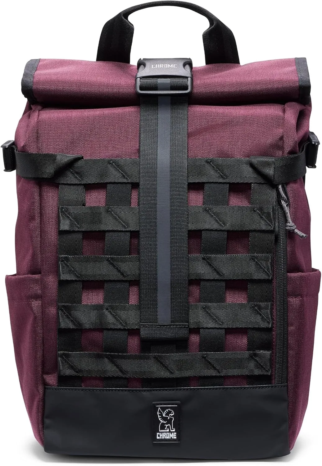 Chrome Industries Barrage 18L Royale Roll-Top Backpack  Water Resistant Bag for Work, School, Travel  Features Cargo Net & Laptop Pocket