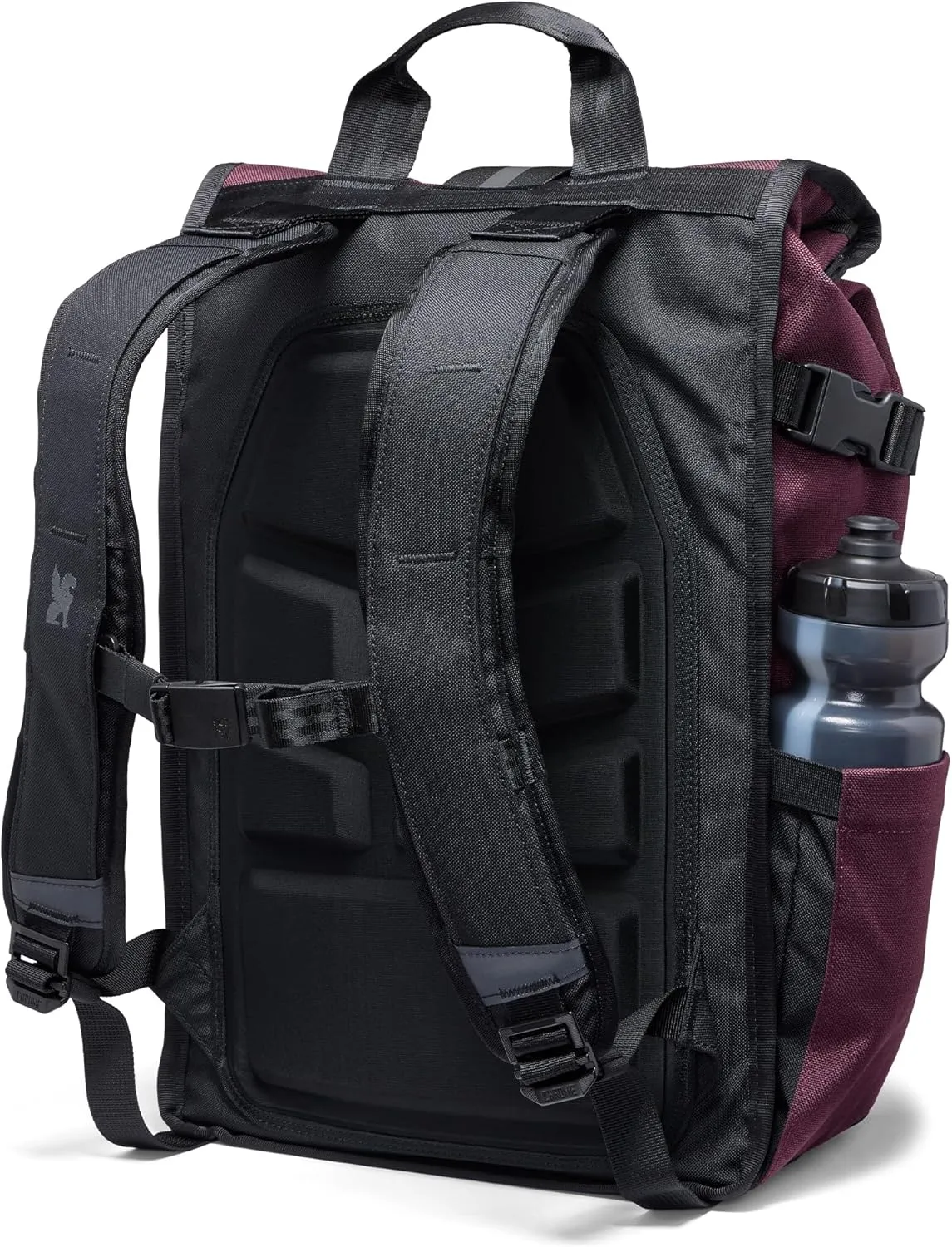 Chrome Industries Barrage 18L Royale Roll-Top Backpack  Water Resistant Bag for Work, School, Travel  Features Cargo Net & Laptop Pocket