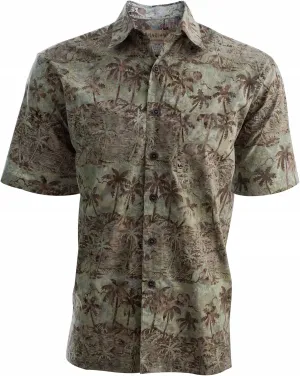 Coastal Dusk Mens Cotton Batik Shirt