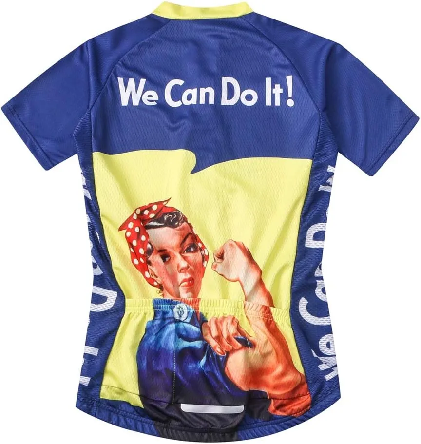 Cycling Jersey Women, Short Sleeve Bike Shirts Summer Road Bicycle Clothes Female Biking Tops Qiuck Dry S-3XL