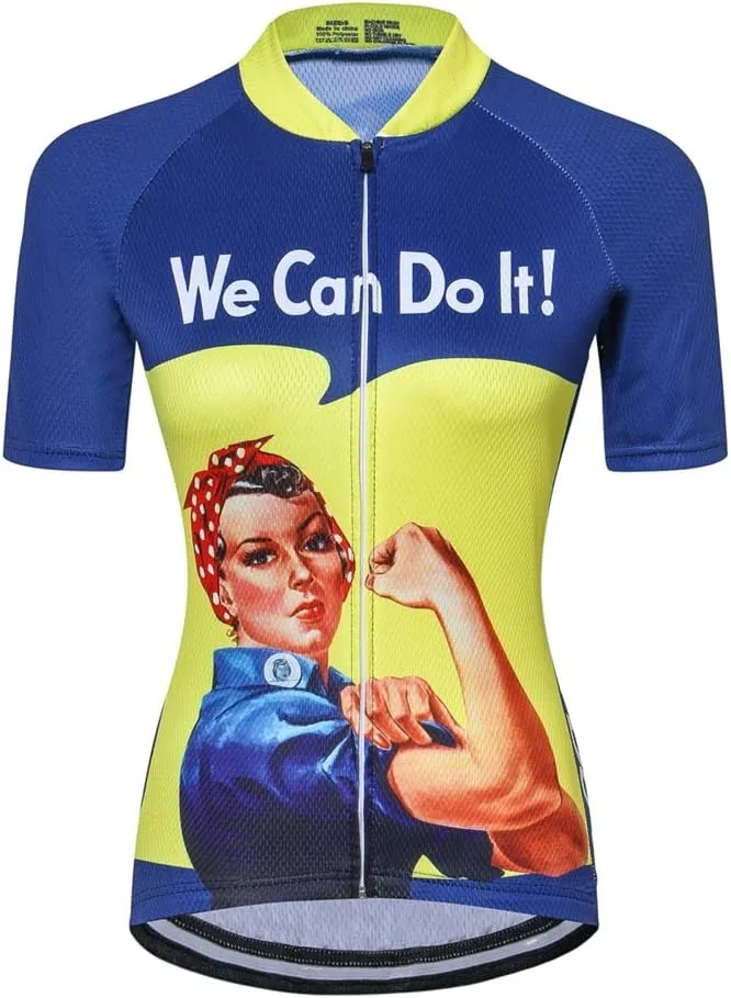 Cycling Jersey Women, Short Sleeve Bike Shirts Summer Road Bicycle Clothes Female Biking Tops Qiuck Dry S-3XL