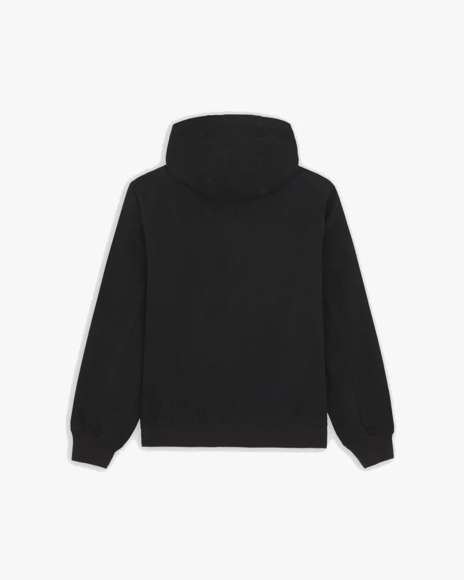 Dickies Unlined Duck Canvas Hooded Jacket - Stone Washed Black