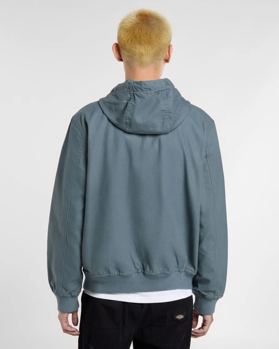 Dickies Unlined Duck Canvas Hooded Jacket - Stormy Weather