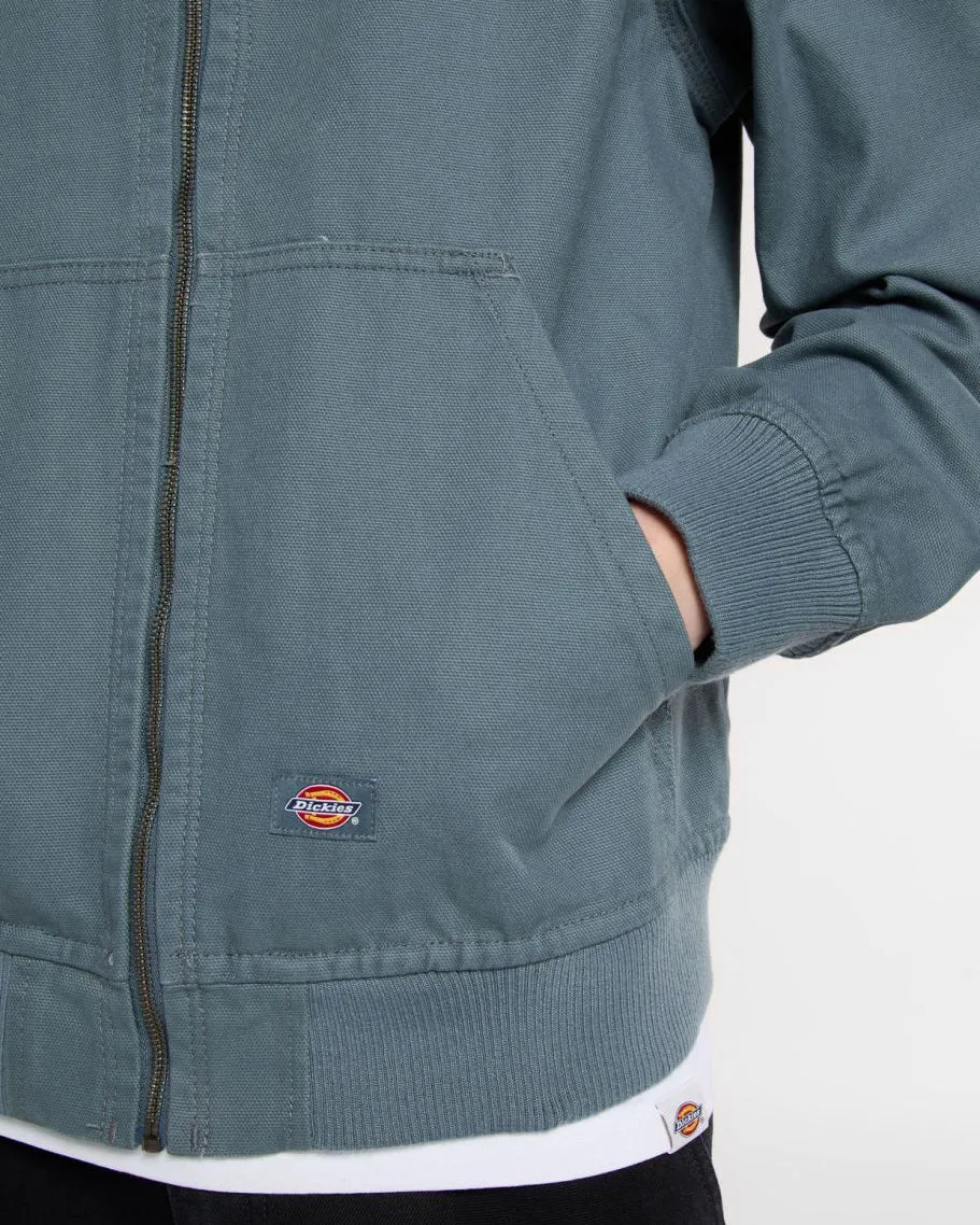 Dickies Unlined Duck Canvas Hooded Jacket - Stormy Weather