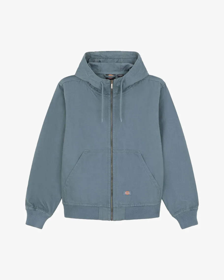 Dickies Unlined Duck Canvas Hooded Jacket - Stormy Weather