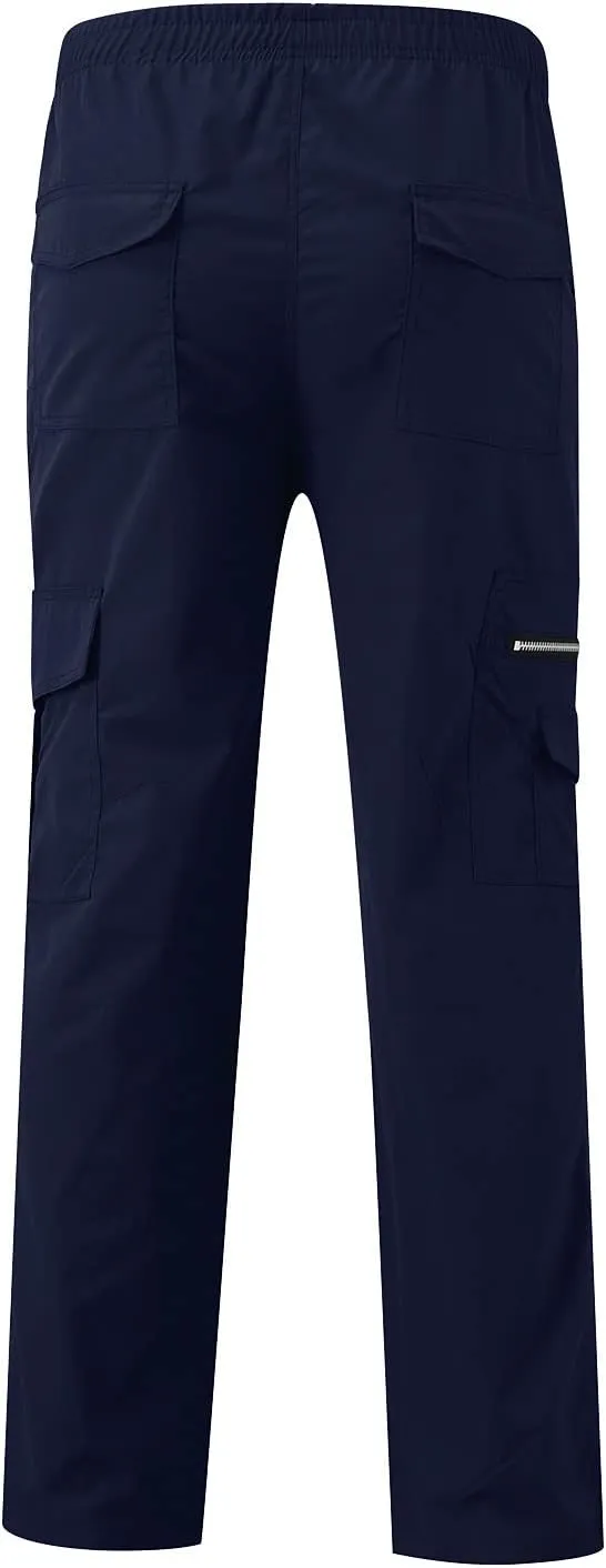 DuDubaby Men's Sports Casual Jogging Trousers Lightweight Hiking Work Pants Outdoor Pant