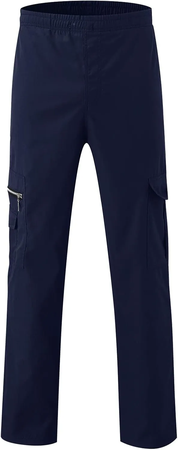 DuDubaby Men's Sports Casual Jogging Trousers Lightweight Hiking Work Pants Outdoor Pant