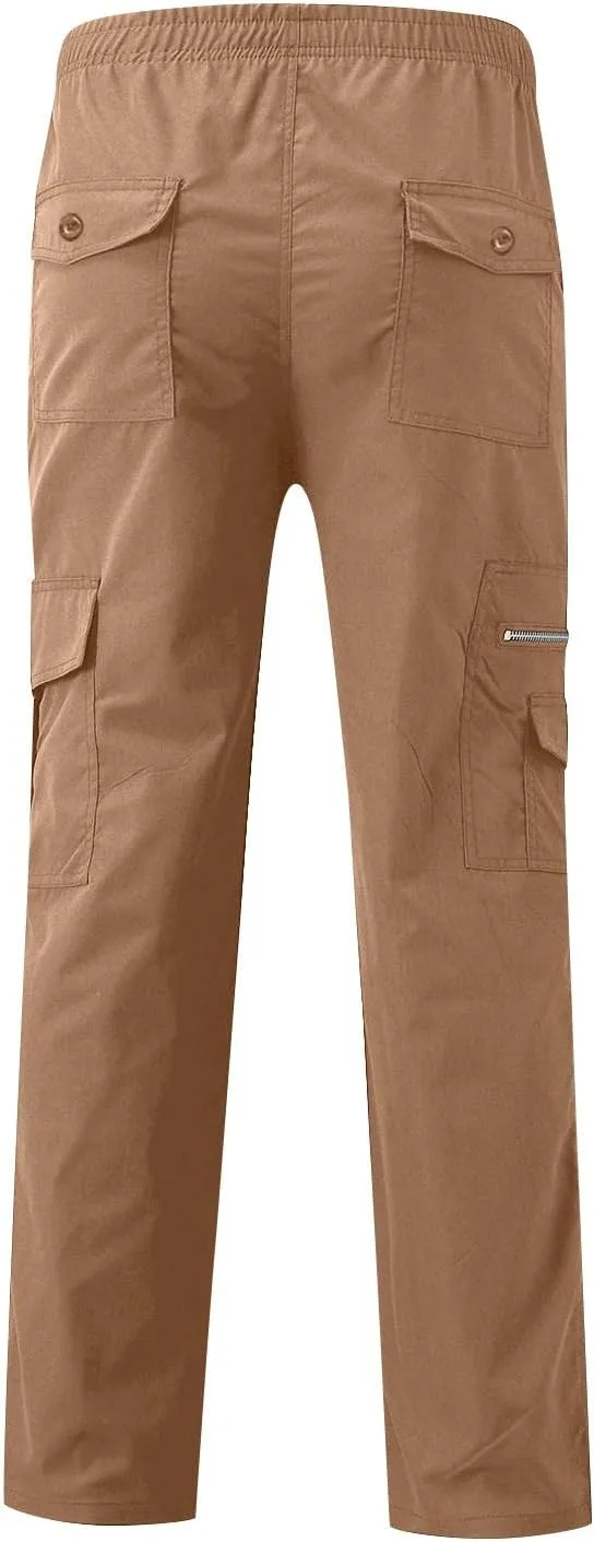 Dudubaby Sweatpants for Men Sports Casual Jogging Trousers Lightweight Hiking Work Pants Outdoor Pant