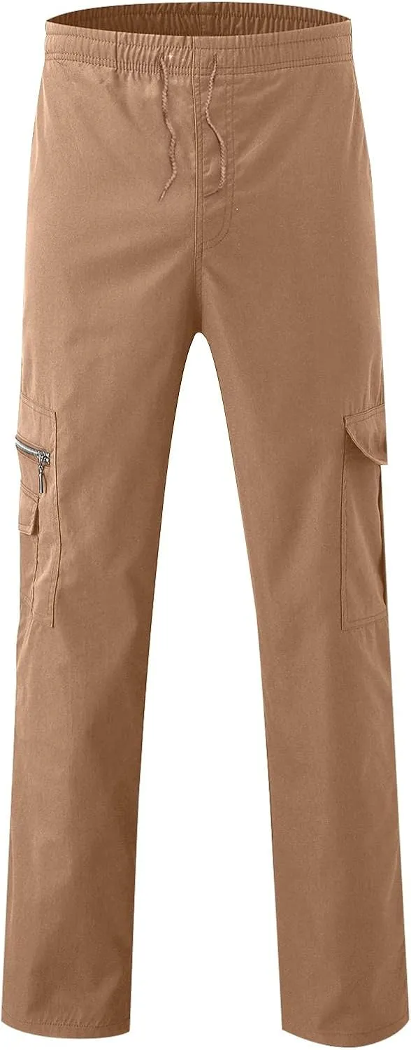 Dudubaby Sweatpants for Men Sports Casual Jogging Trousers Lightweight Hiking Work Pants Outdoor Pant