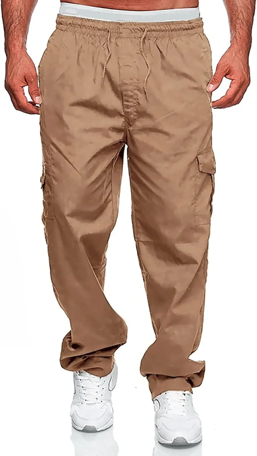 Dudubaby Sweatpants for Men Sports Casual Jogging Trousers Lightweight Hiking Work Pants Outdoor Pant