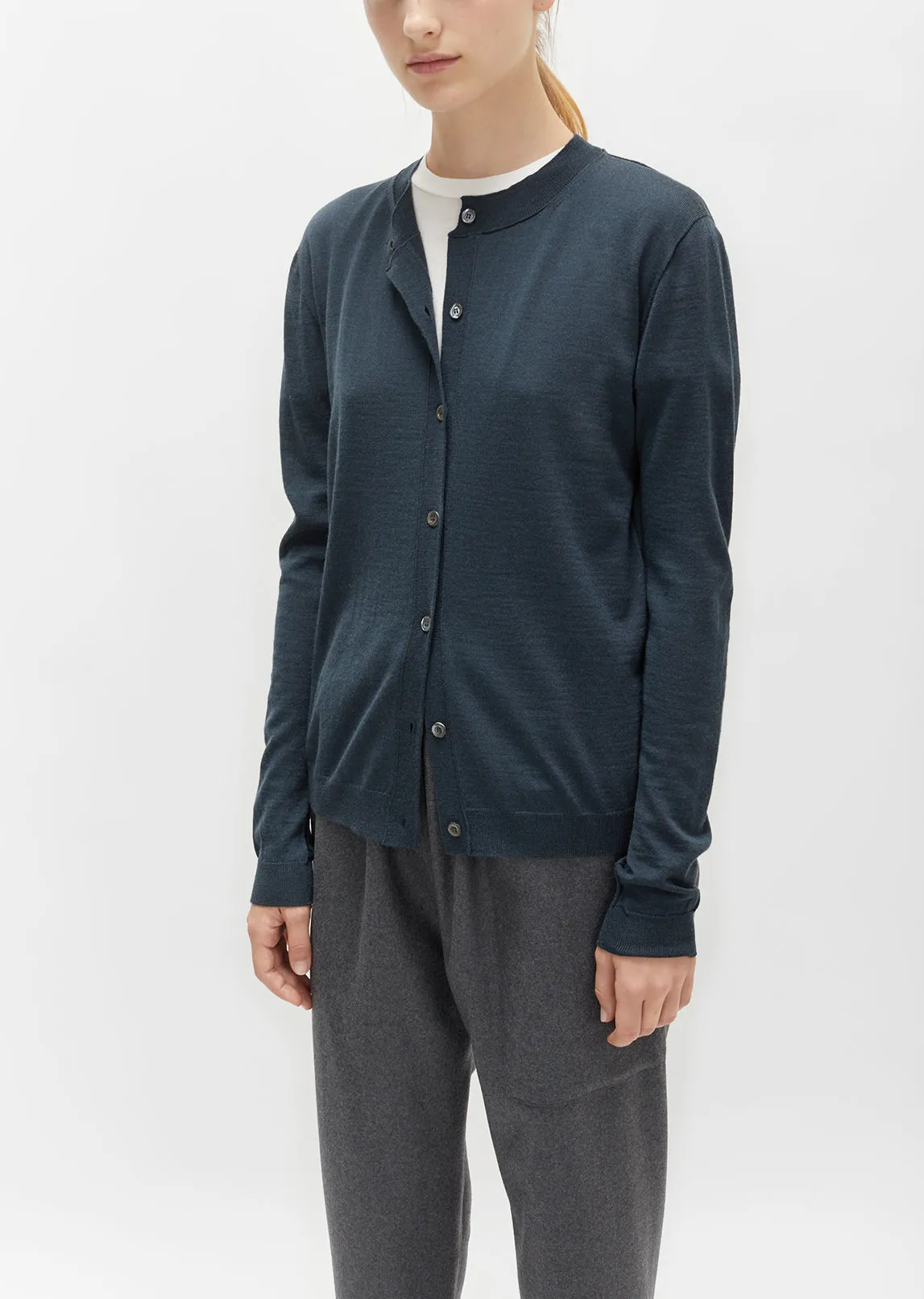 Extrafine Merino Wool Cardigan