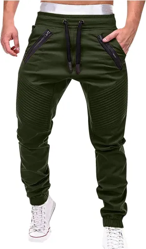 Fleece Pants for Men Sports Casual Jogging Trousers Lightweight Hiking Work Pants Outdoor Pant