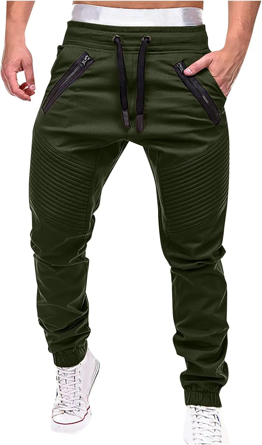 Fleece Pants for Men Sports Casual Jogging Trousers Lightweight Hiking Work Pants Outdoor Pant