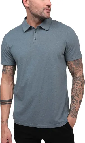 INTO THE AM Men's Polo Shirts - Fitted Short Sleeve Collar Shirt for Men S - 4XL