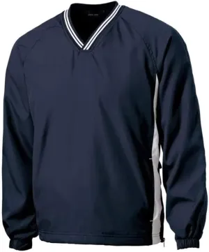 Joe's USA Men's Athletic V-Neck Raglan Wind Shirts in Regular & Big Sizes - XS-6XL
