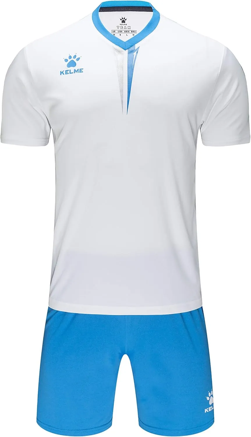 KELME Mens Soccer Jersey - Quick Dry Training Set, Youth Shirts & Shorts, Indoor Turf Uniform