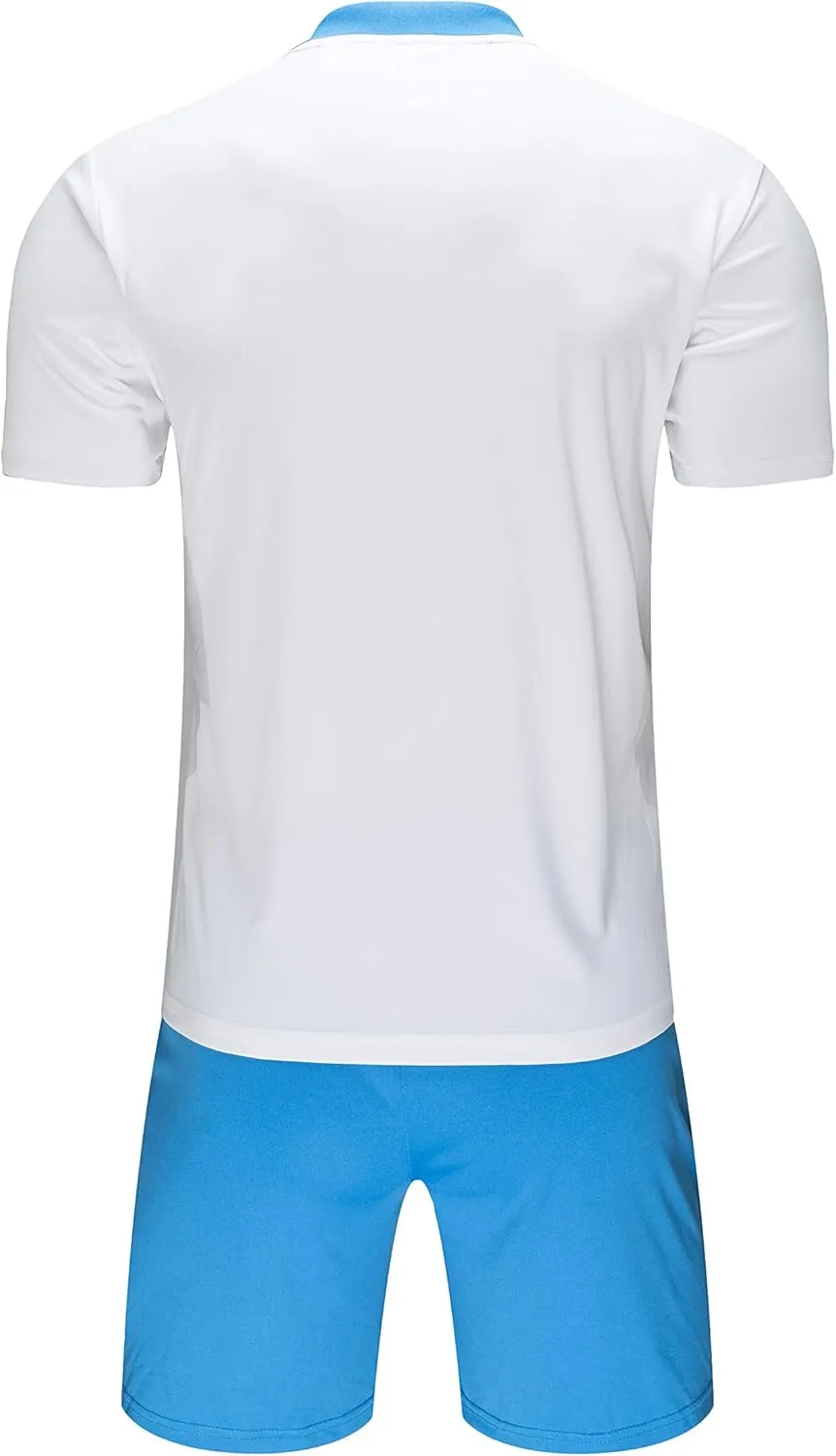 KELME Mens Soccer Jersey - Quick Dry Training Set, Youth Shirts & Shorts, Indoor Turf Uniform