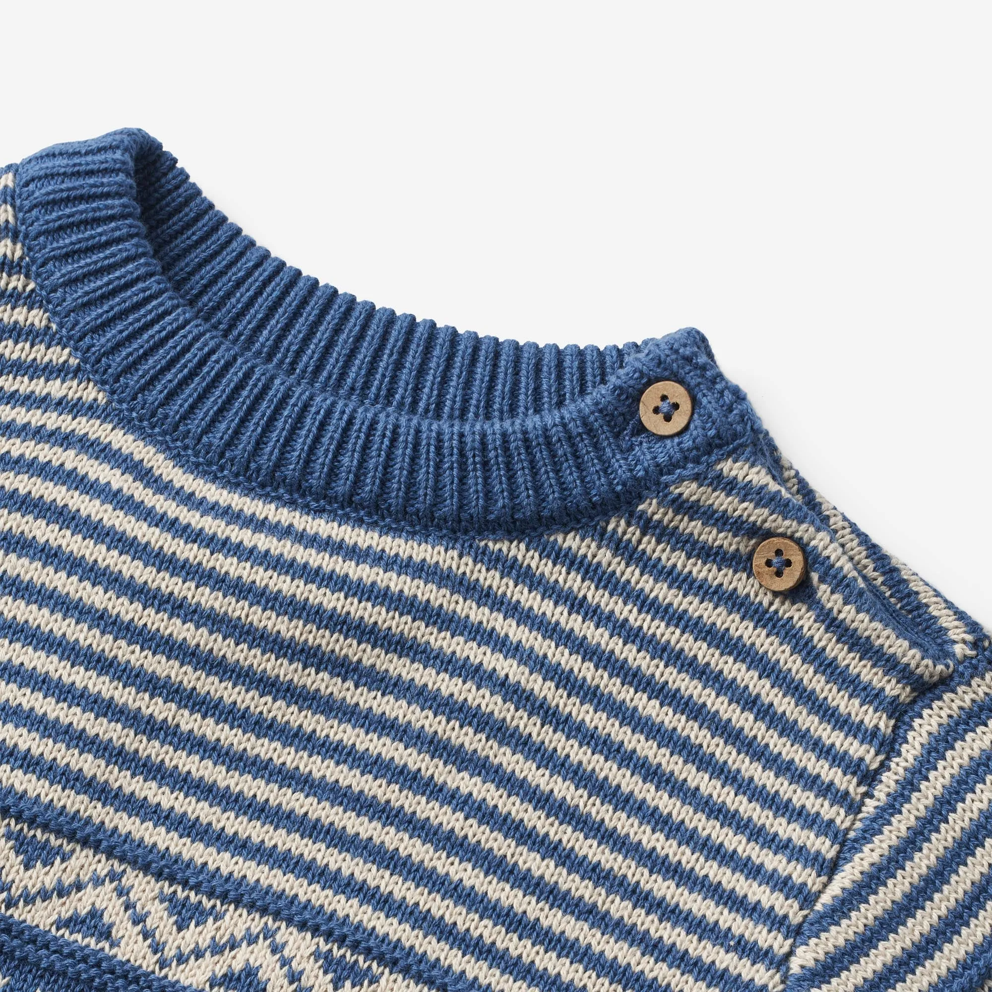 Knit Pullover Jan | Baby - deep ocean