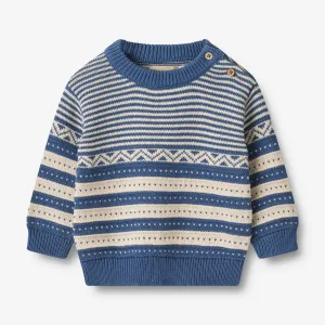 Knit Pullover Jan | Baby - deep ocean