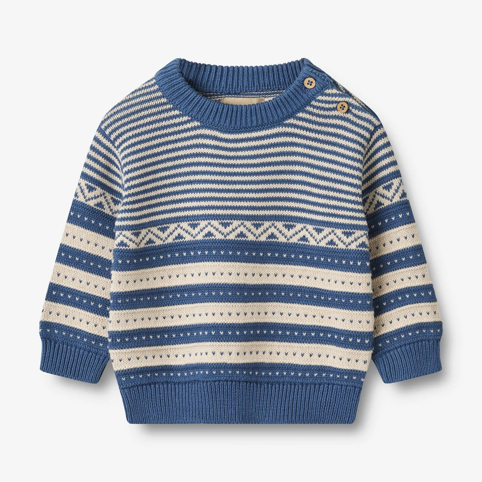 Knit Pullover Jan | Baby - deep ocean