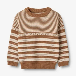 Knit Pullover Jan - caramel