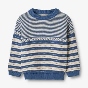 Knit Pullover Jan - deep ocean