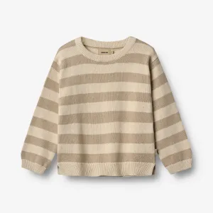 Knit Pullover Morgan - beige stripe