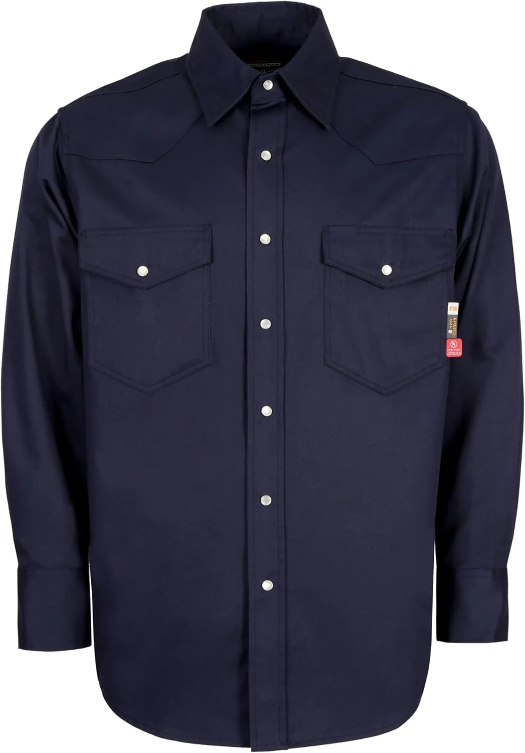 KONRECO FR Shirts for Men 6.5oz Lightweight Work Uniform Flame Resistant Welding Shirt/Water & Stain Repellent