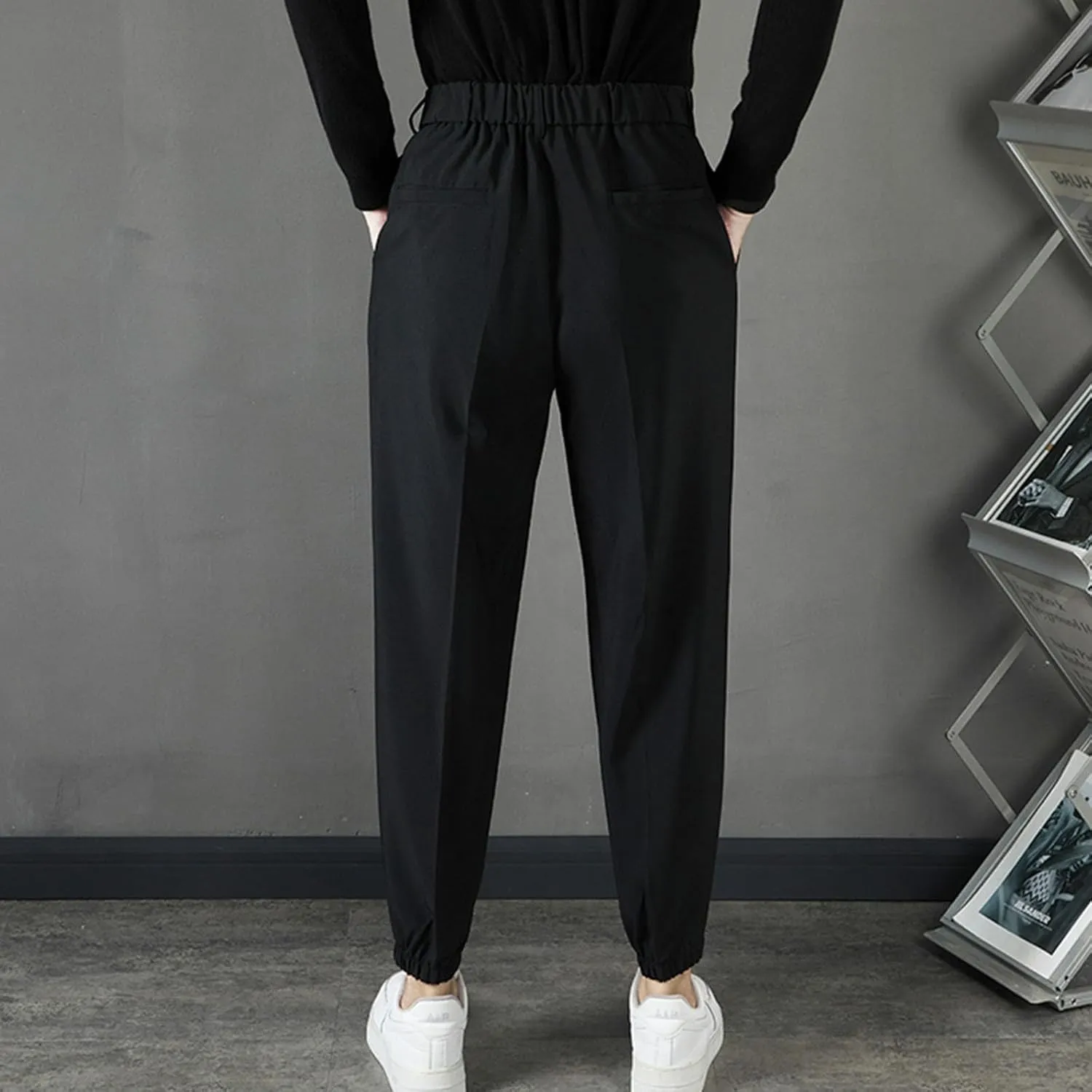 Mens Dress Pants Stretch Tapered Golf Joggers with Belt Loops Slim Fit Casual Business Travel Work Sweatpants 2025