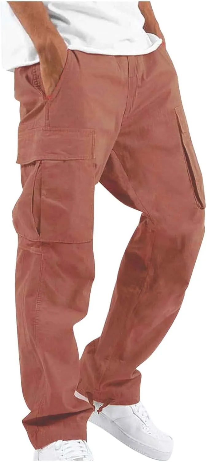 Men's Sports Casual Jogging Trousers Lightweight Hiking Work Pants Outdoor Pant