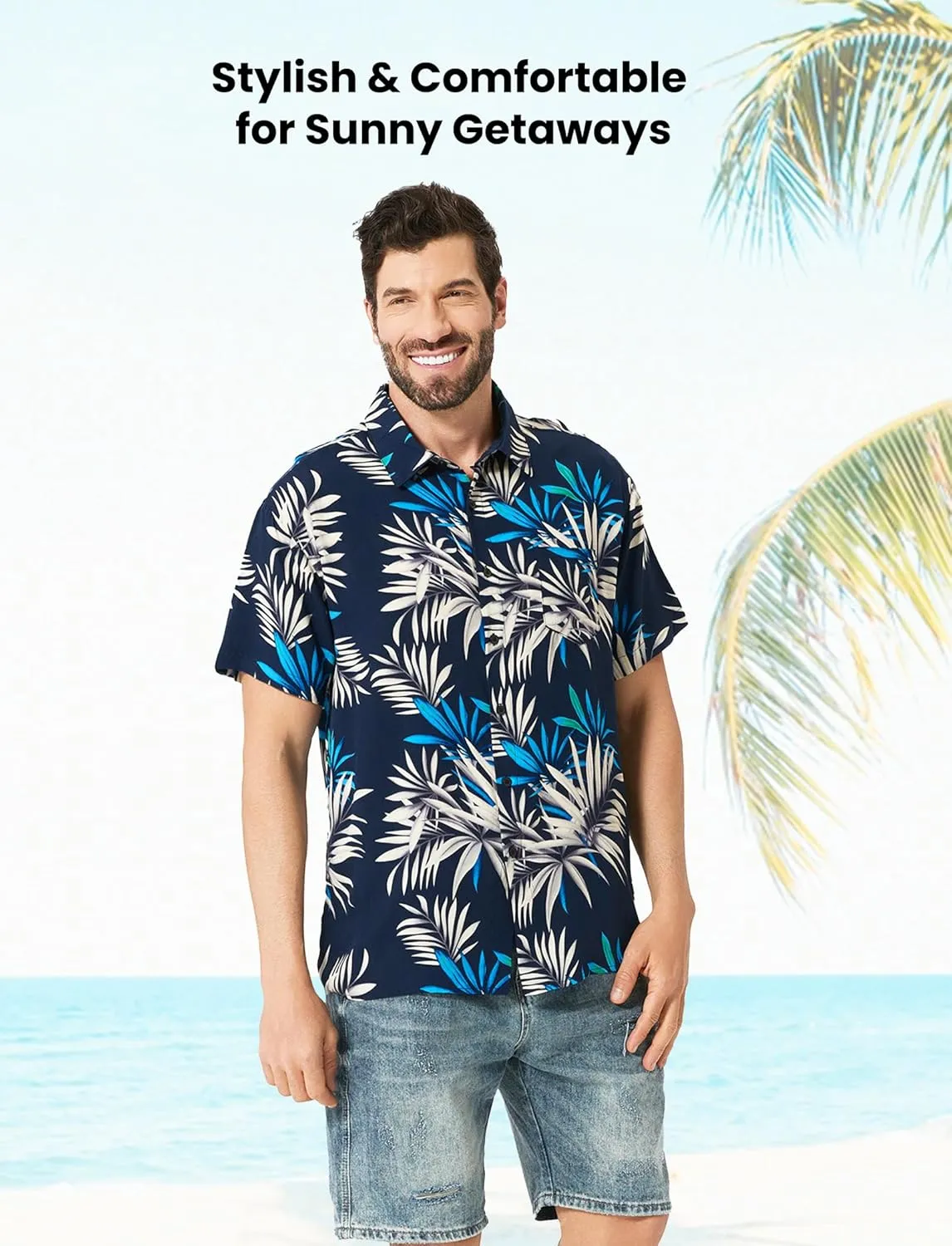 PATPAT Family Hawaiian Matching Outfits Mommy and Me Outfits Caribbean Vacation Summer Tropical Halter Sundresses and Shirts