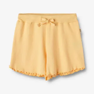 Rib Shorts Gertrud - pale apricot