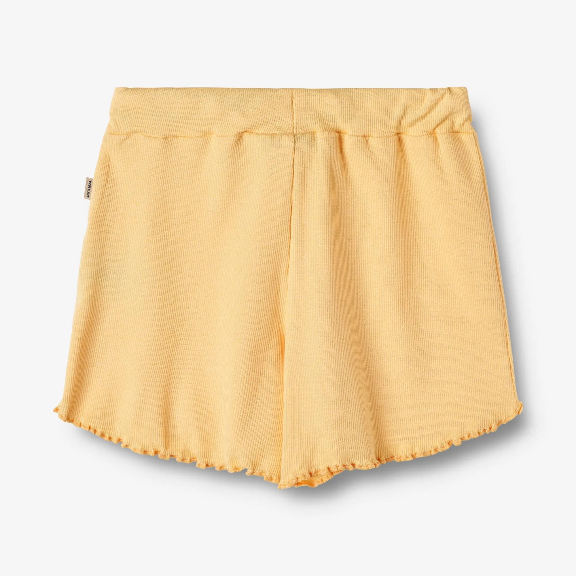 Rib Shorts Gertrud - pale apricot