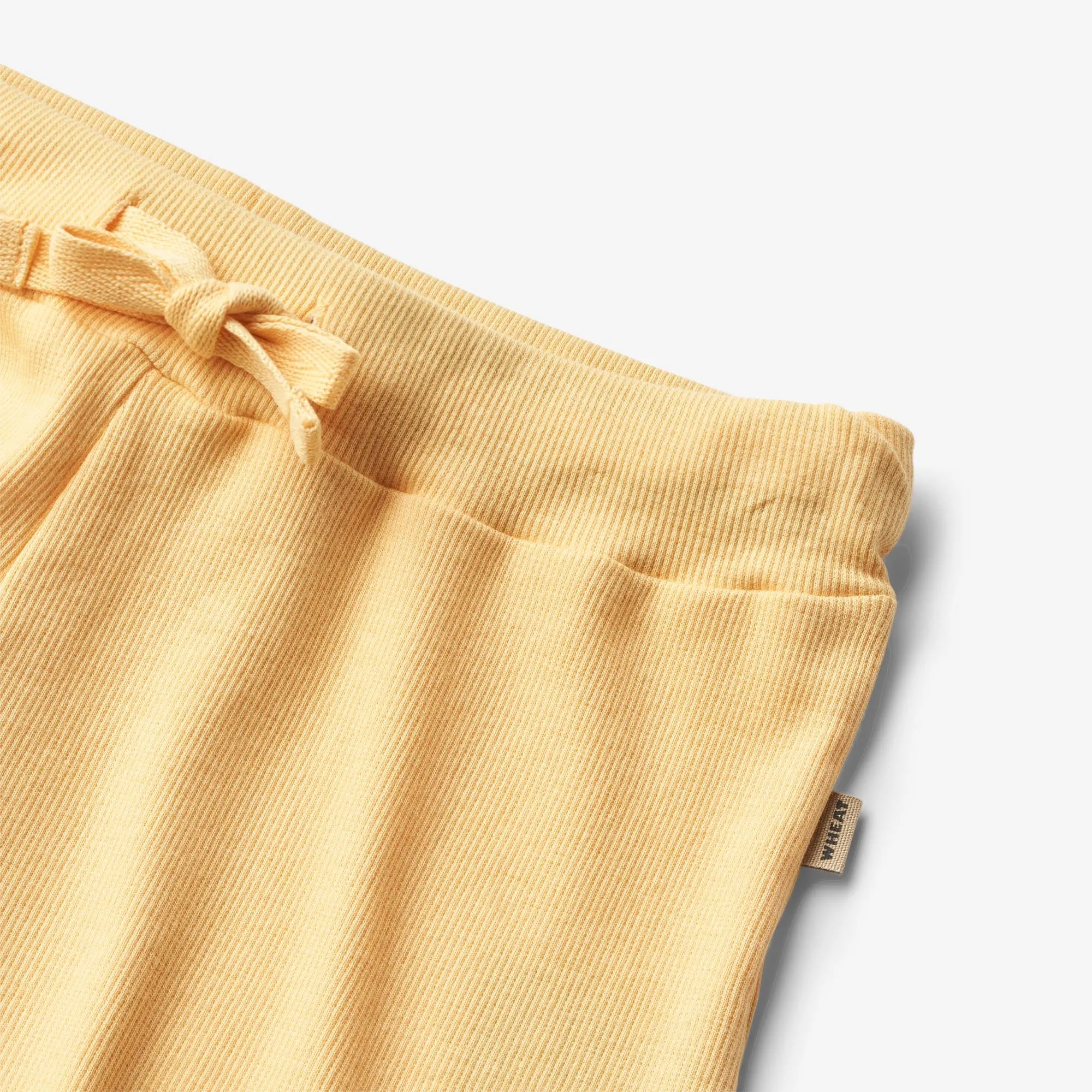 Rib Shorts Gertrud - pale apricot