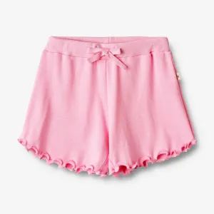 Rib Shorts Gertrud - pink