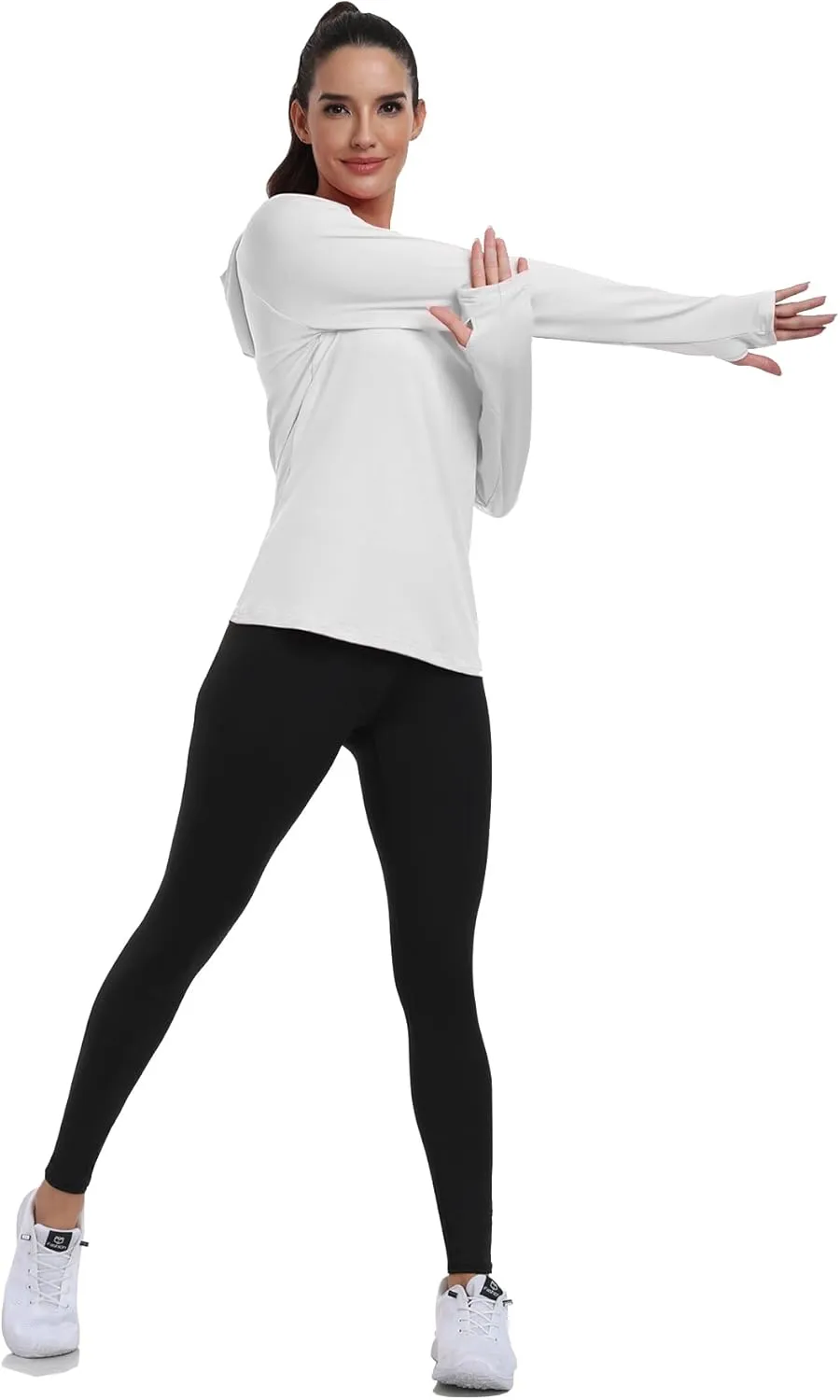 RIMLESS 7 Women's UPF 50  Sun Shirt with Hoodie Long Sleeve Hiking Fishing Outdoor Sweatshirt Lightweight Hoodie
