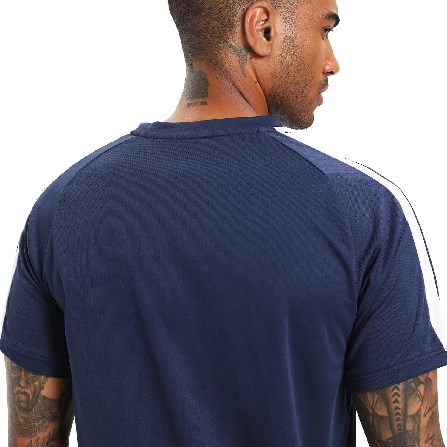 RPOVIG Shirts Shorts Workout Set:Men's 3 Pack Clothes Short set outfits Gym Active Athletic Basketball