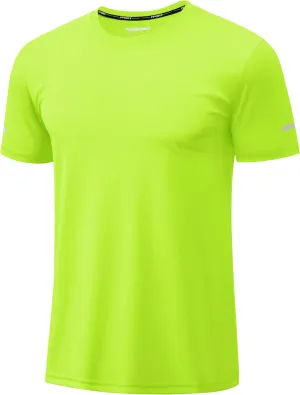 TACVASEN Men's Short Sleeve Swim Top UPF 50  Sun Protection T-Shirt Crew Neck Moisture Wicking Gym Shirts